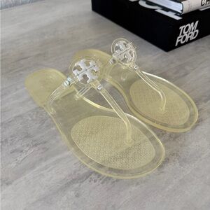TORY BURCH MINI MILLER JELLY THONG SANDALS